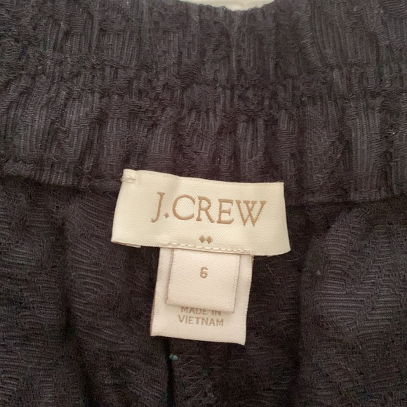 J. Crew Black Floral Embossed Shorts - Picture 4 of 6
